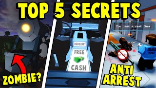 THE BEST Secrets Found In The Jailbreak NASCAR Update! | Anti-Arrest Returned And More