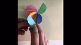 Folded paper craft