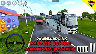 Bus Simulator Indonesia - Volvo B11R Asian Xpress Bus Mod Download Link - Android Gameplay FHD 790