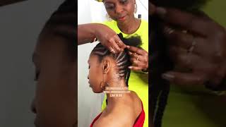 Flat twist Updo | Protective Hairstyle | 4C Natural Hair