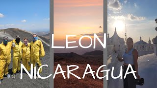 Vlog 42 - Backpacking Nicaragua // LEON (Volcanoboarding, El Hoyo, Asososca Volcano)