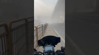 #banglaore #fog #mist #gixxer250 #bangalorevlogs #winter #electronicity #tollgate