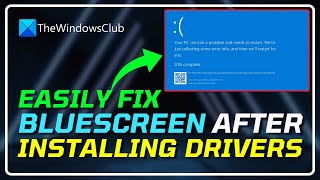 Fix Blue Screen after installing Drivers in Windows 11/10 || BSOD Error in Windows [Easy Methods]