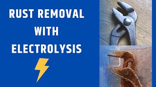 ELCTROLYSIS RUST REMOVAL - IT WORKS!