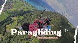 Paragliding in Interlaken, Switzerland July 2023