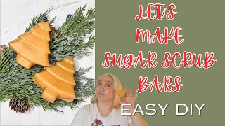 Easy DIY Sugar Scrub Bars Using Melt & Pour @TheOilyLife