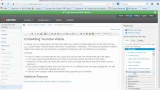 Embedding YouTube Video Into Canvas