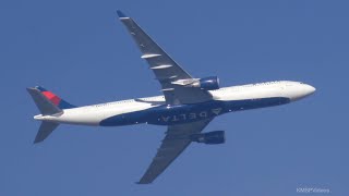 DL165 Delta A330 Entering Downwind Leg at MSP - N829NW | AMS-MSP