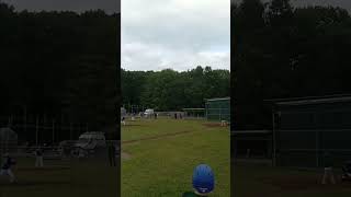 Ethan throwing a strike like a pro ⚾️ #baseball #littleleague