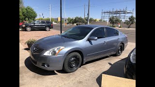 2013 NISSAN ALTIMA 2.5 4 CYL FWD HVAC air conditioner AC SYSTEM RECHARGE PROCEDURE