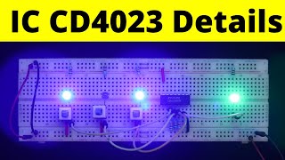 CD4023b 3 input NAND Gate cmos IC 4023 Details