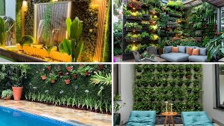 +100 OUTDOOR WALL DECORATION IDEAS 2024 - GARDEN WALL DECOR IDEAS 2024 - BACKYARD WALL DECOR IDEAS