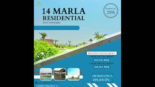 14 Marla Residential Plot for Sale in Shaheen Villas overseas Block #besthousing #realestate #fyp