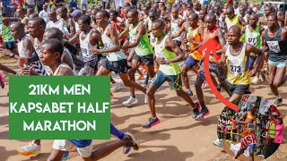 21KM MEN KAPSABET HALF MARATHON | Amos Kiplagat wins