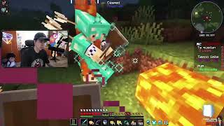 MARKI LE PIDE PVP a SPREEN en MINECRAFT EXTREMO 🤯  SPREEN VS MARKILOCURAS 😱   PVP de PROS TRYHARDS🥵😎