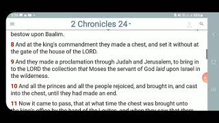 KJV-Daily Bible: p.m. 2 Chronicles 24:1-27