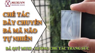 [Hướng dẫn chế tác] Dây chuyền đá mã não tự nhiên cho nam