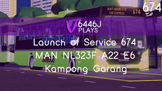 ROBLOX | Launch of Service 674 | Teuer Lane - Bt Anson St 81