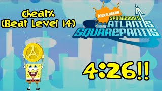 [WR] SpongeBob's Atlantis SquarePantis - Cheat% (Beat Level 14) Speedrun in 4:26.95