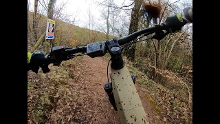 Quarry to Pughes - fireroad segment on Strava - 2022 Cube Stereo HPC 160 SL  - South Wales EMTB