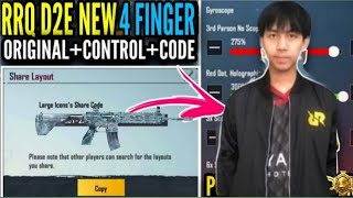 RRQ D2E New Claw Setup And Sensitivity 2021 ||4 Finger Claw || PUBG MOBILE || Dark Gaming