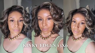 SENSATIONNEL  CURLS KINKS & CO. KINKY BODY WAVE 14" -- KINKY EDGES