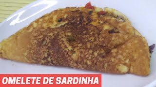 OMELETE DE SARDINHA SIMPLES