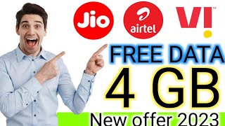 4gb Data free on airtel || Toper tech #airtelfreedata #airtelfreeinternet #airtelfreedatacode