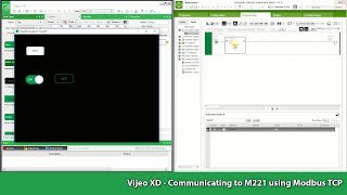 Vijeo XD - Communicating to M221 using Modbus TCP