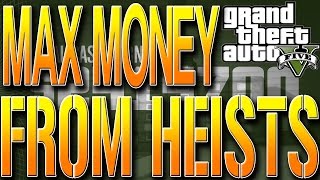 GTA 5 ONLINE - PACIFIC STANDARD HEIST TIPS - HOW TO GET THE MOST MONEY FROM HEISTS METHOD