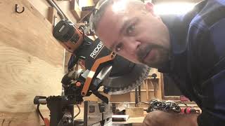 Ridgid R4231 12” Compound Miter Saw unboxing and review