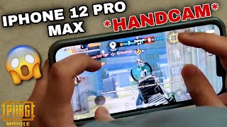 IPHONE 12 Pro Max Hand Cam PUBG MOBILE 4 Finger Claw Iphone 12 Pro Max HANDCAM pubg mobile | #SHORTS