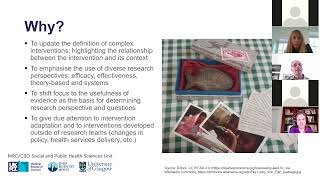 SPHR Natural Experiment Network online seminar - MRC/NIHR Complex Interventions Framework