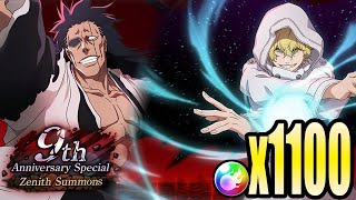 Bleach Brave Souls: 9th Anniversary Special Zenith Summons - 1100 Orbs