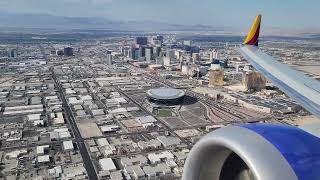 Southwest Airlines Boeing 737 MAX 8 Takeoff from Las Vegas (LAS-STL)