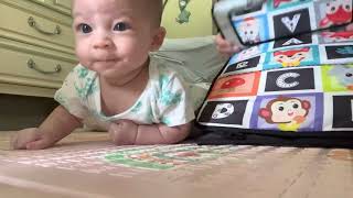 Tummy Time With A Two Month Old