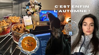 ✨ Les premiers jours d'AUTOMNE : moments cosy, retour de courses, recette, etc. / VLOG