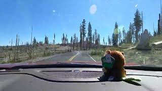 A drive through Lassen Volcanic National Park