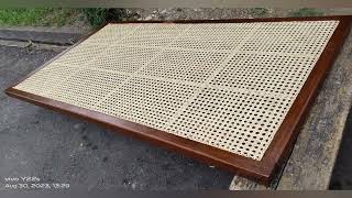 Single Bed(Repair Rattan Solihiya & Varnish) #supportlokal