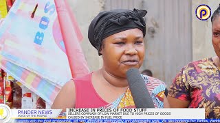 "PRICES OF GOODS ARE HIGH" MARKET WOMEN COMPLAIN