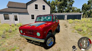 Ford Bronco 1st Gen Driving | BeamNG.drive (Gamepad Gameplay)