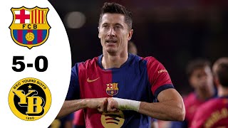 Barcelona VS Young Boys 5-0 Highlights | Champions League 2024/2025