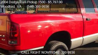 2004 Dodge Ram Pickup 1500 SLT 4dr Quad Cab 4WD LB for sale