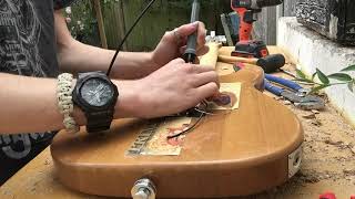 Installing a vibrato to my 12 string telecaster