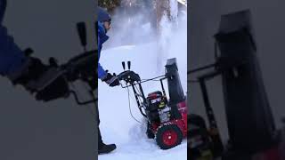 Snow Blower ❄️ PowerSmart 2 Stage Gas Snow Blower #Shorts