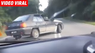 Pantang dicucuk Proton Saga drift ke Iongkang