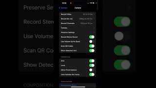 📲 These Are The Best IPhone Settings for YouTube Videos! #shorts #iphone #iphonesettings