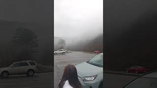 super fog over Gatlinburg an smokymountins we ran into @TheGatlinburgHussey super cool  go follow