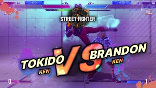 SF6 → Tokido (Ken) vs Brandon (Ken) - Street Fighter 6