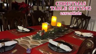 MY SIMPLE TABLE SETTING FOR CHRISTMAS 2021||ALEX HOLLINGSWORTH||SIMPLY LIVING…